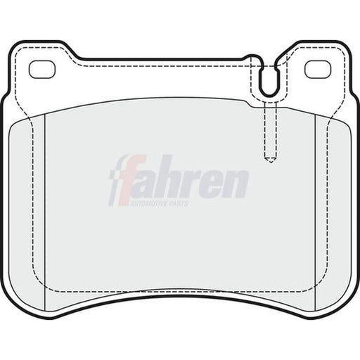 Fahren Front Brake Pad Set FBP3334