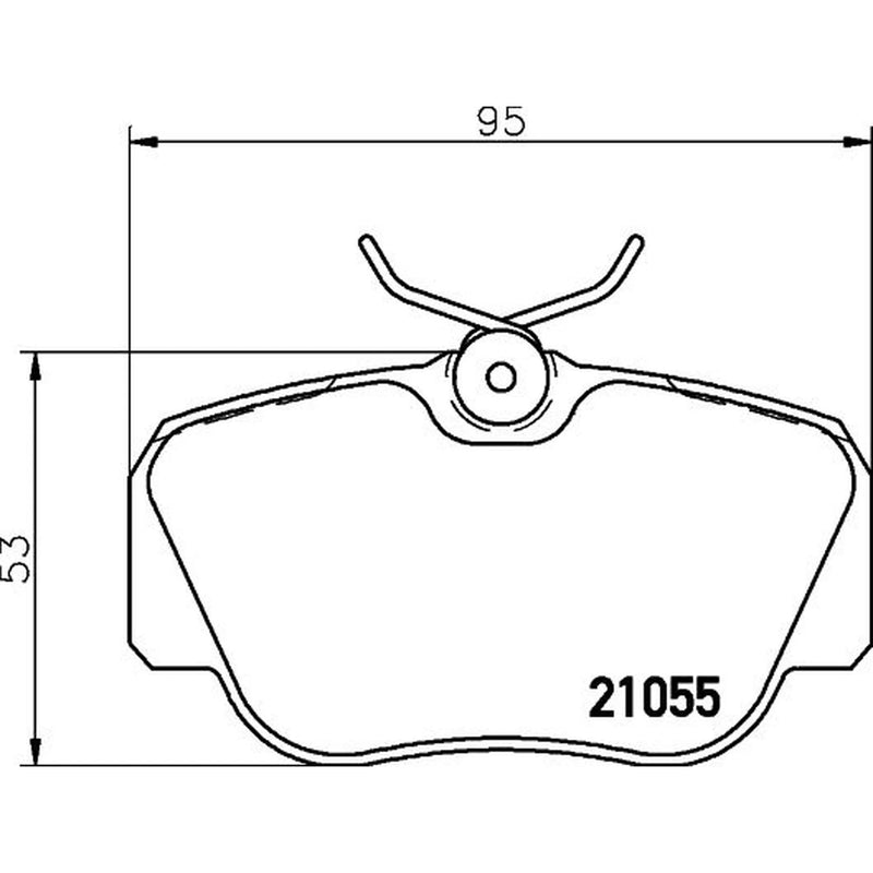 DON Front Brake Pad Set PCP1245