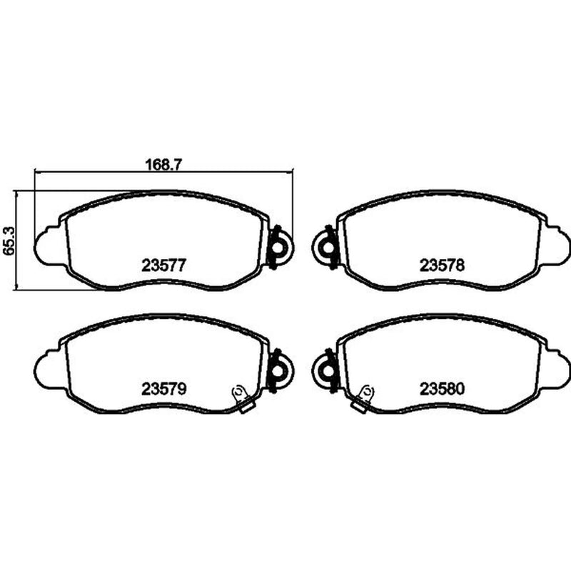 Mintex Front Brake Pad Set MDB2061