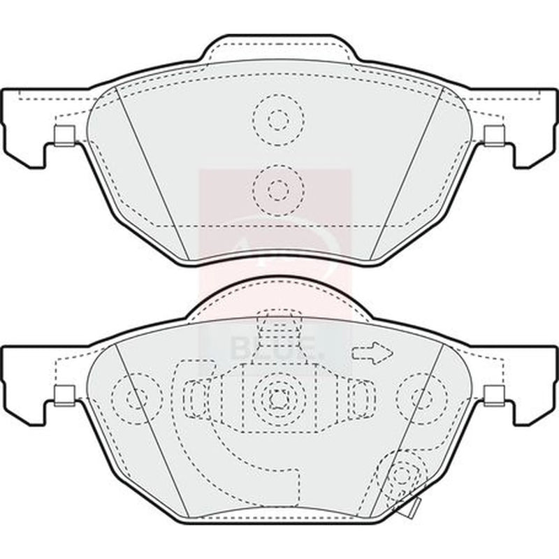 Apec Front Brake Pad Set PD3333