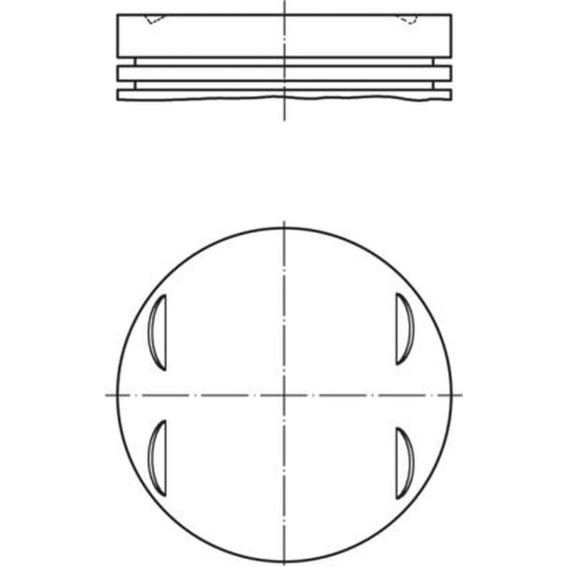 Mahle Piston Cylinder Bore = 95mm 002 75 00