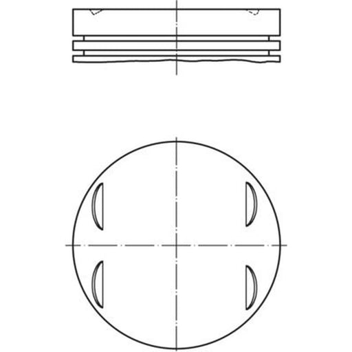 Mahle Piston Cylinder Bore = 95mm 002 75 00
