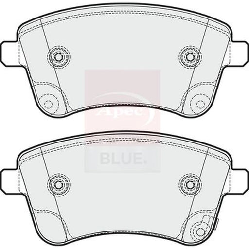 Apec Front Brake Pad Set PD3706