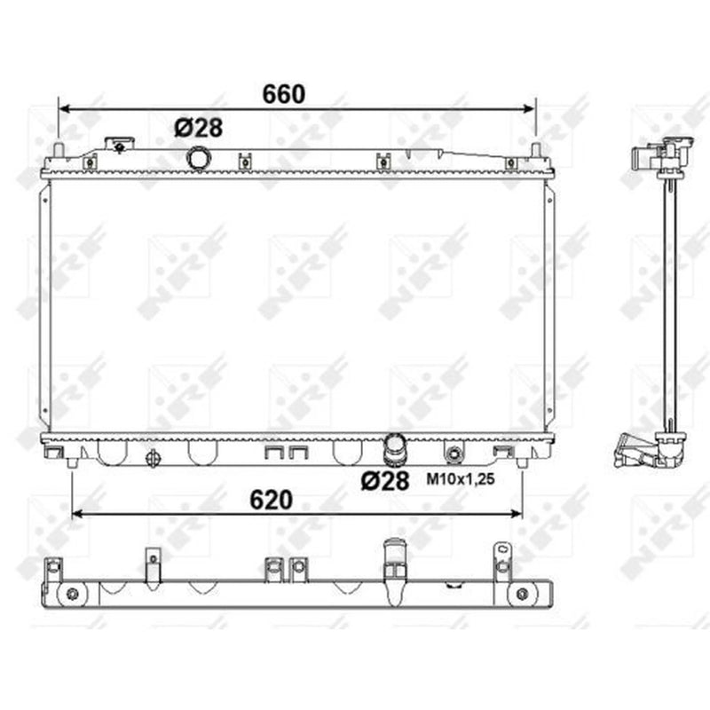 NRF Engine Radiator 53194