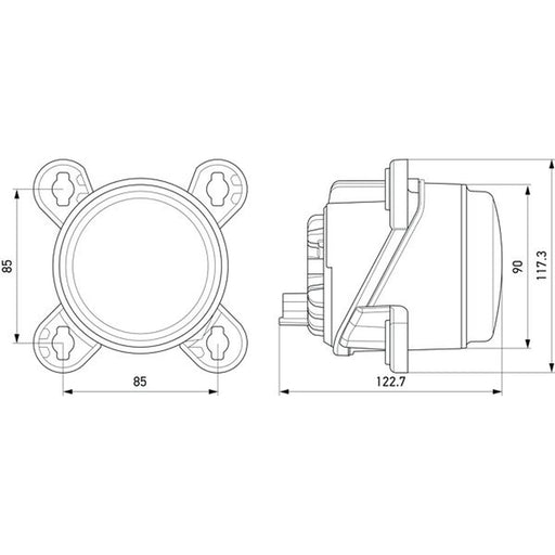 Hella Headlight Headlamp LED Right 1M0 015 050-111