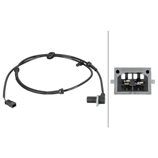 Hella ABS Wheel Speed Sensor Rear Right 6PU 012 806-891