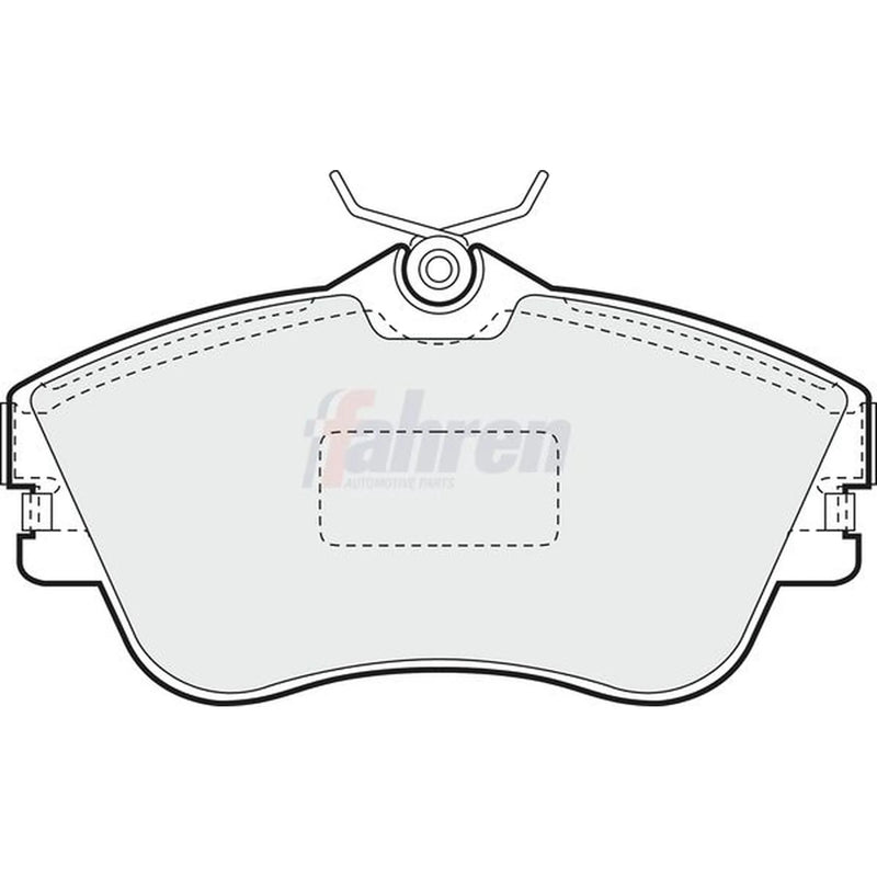Fahren Front Brake Pad Set fits VW California T4 Camper 1994-2002 1.9 2.4 2.5