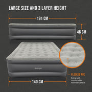 Vango Blissful Double Airbed Double Nocturne Grey - Vango - Van Life Living