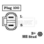 Borg & Beck Car Alternator 12V BBA2488