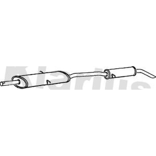 Klarius Box With Tail Pipe Rear CH57G