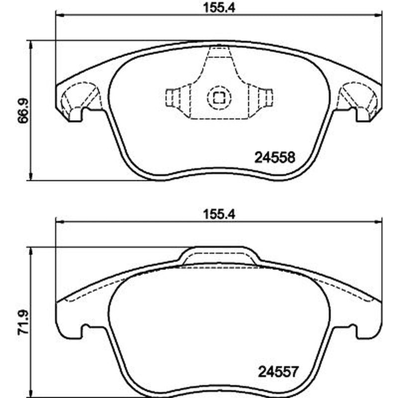 DON Front Brake Pad Set PCP1495