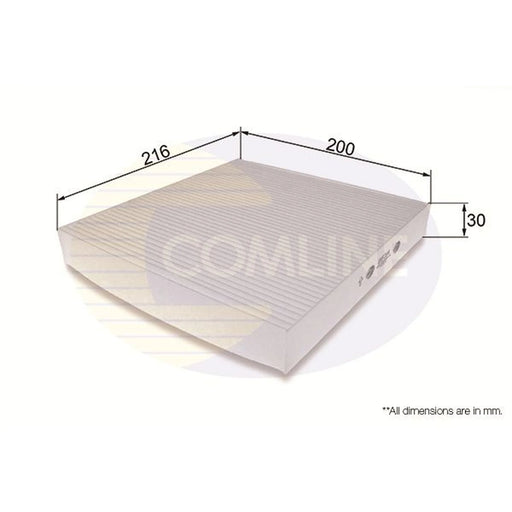 Comline Cabin Air Filter (Pollen Filter) EKF264