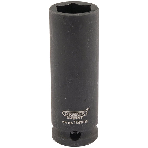 Draper Expert HI-TORQ 6 Point Deep Impact Socket, 3/8" Sq. Dr., 15mm Draper  - Town Parts