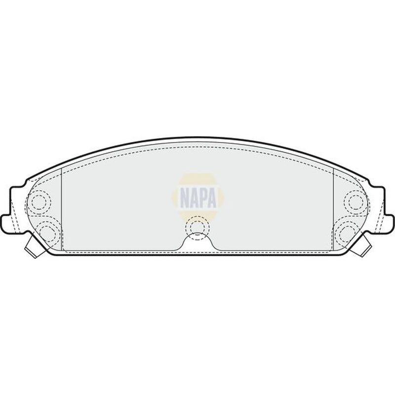 NAPA Front Brake Pad Set NBP1880