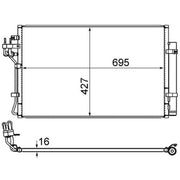 Mahle Air Conditioning Condenser AC 869 000S