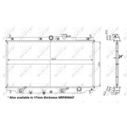 NRF Engine Radiator 517722