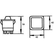 Hella Electrical Switch 6GM 500 212-002