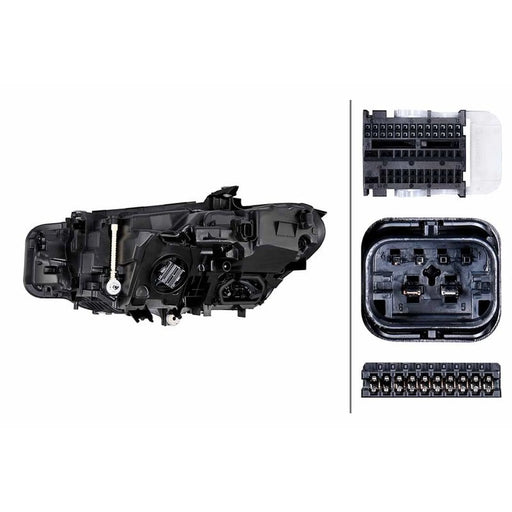 Hella Headlight Headlamp LED Right 1LX 016 809-741