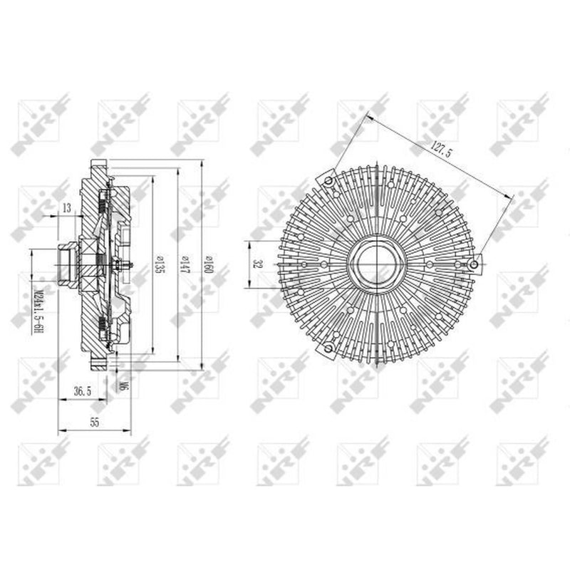 NRF Radiator Fan Clutch 49590