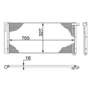 Mahle Air Conditioning Condenser AC 425 000S
