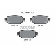 Textar Rear Brake Pad Set 2262301