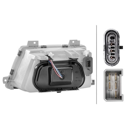 Hella Headlight Headlamp W5W Right 1AH 007 774-021