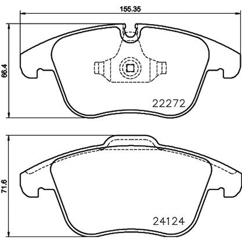Mintex Front Brake Pad Set MDB3835