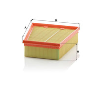 MANN-FILTER Engine Air Filter C 2512