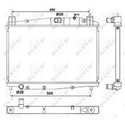 NRF Engine Radiator 53059