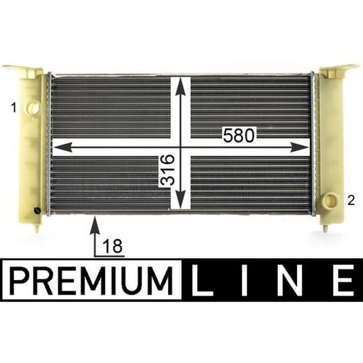 Mahle Engine Radiator CR 1992 000P