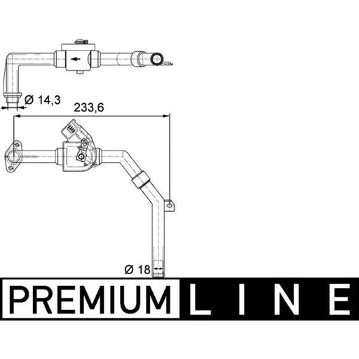 Mahle Coolant Control Valve Assembly CV 9 000P