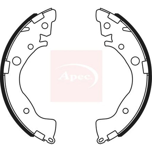 Apec Brake Shoe Set Axle Kit SHU794