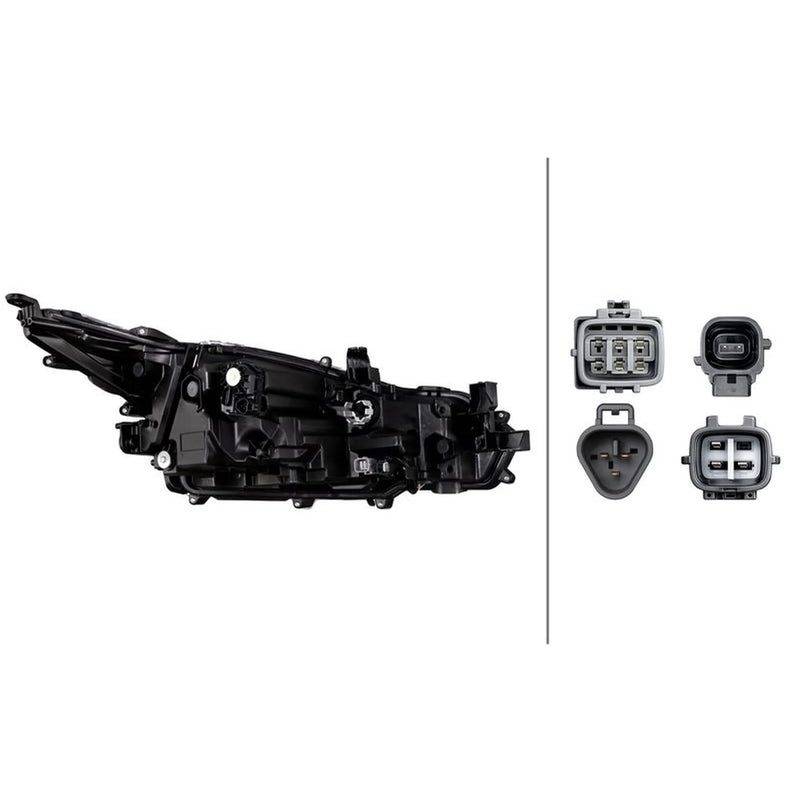 Hella Headlight Headlamp LED Left 1LX 354 895-071