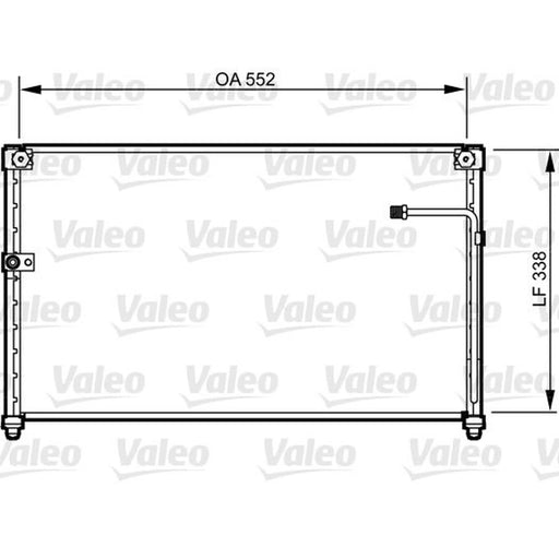 Valeo Air Conditioning Condenser 814251