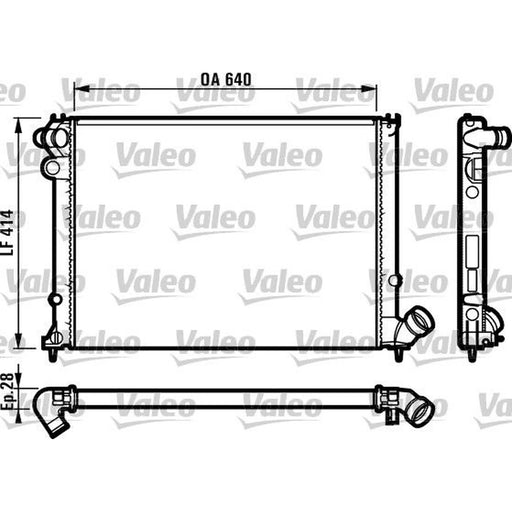 Valeo Engine Radiator 731381