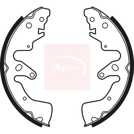 Apec Brake Shoe Set Axle Kit SHU765