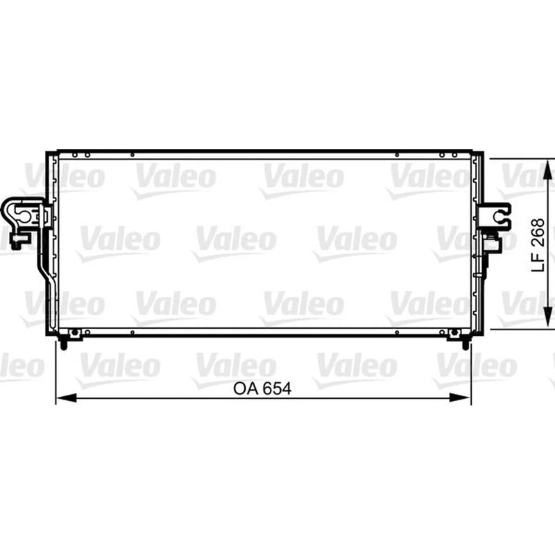Valeo Air Conditioning Condenser 817794