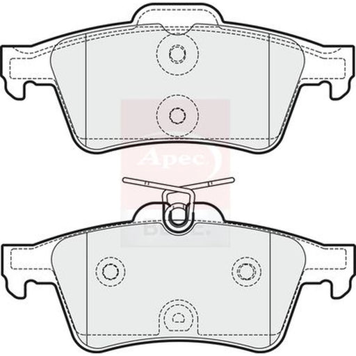 Apec Rear Brake Pad Set PD3277