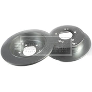 Borg & Beck 2 x Solid Rear Brake Discs BBD4366-x2