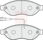 Apec Blue PD3354 Brake Pad Set, disc brake