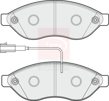 Apec Blue PD3354 Brake Pad Set, disc brake