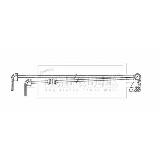 Borg & Beck Brake Pad Wear Sensor Rear BWL33081