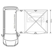 Outdoor Revolution Cayman DT (180-220) 2025 Driveaway Awning - Outdoor Revolution - Van Life Living