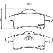 DON Rear Brake Pad Set PCP1925