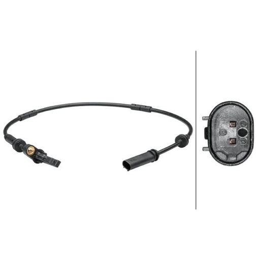 Hella ABS Wheel Speed Sensor Rear 6PU 012 679-391