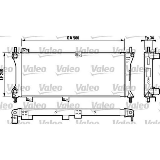 Valeo Engine Radiator 732792