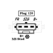 Borg & Beck Car Alternator 12V BBA2332