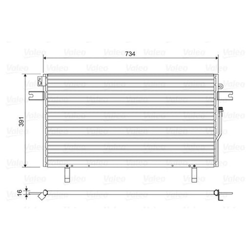 Valeo Air Conditioning Condenser 814489