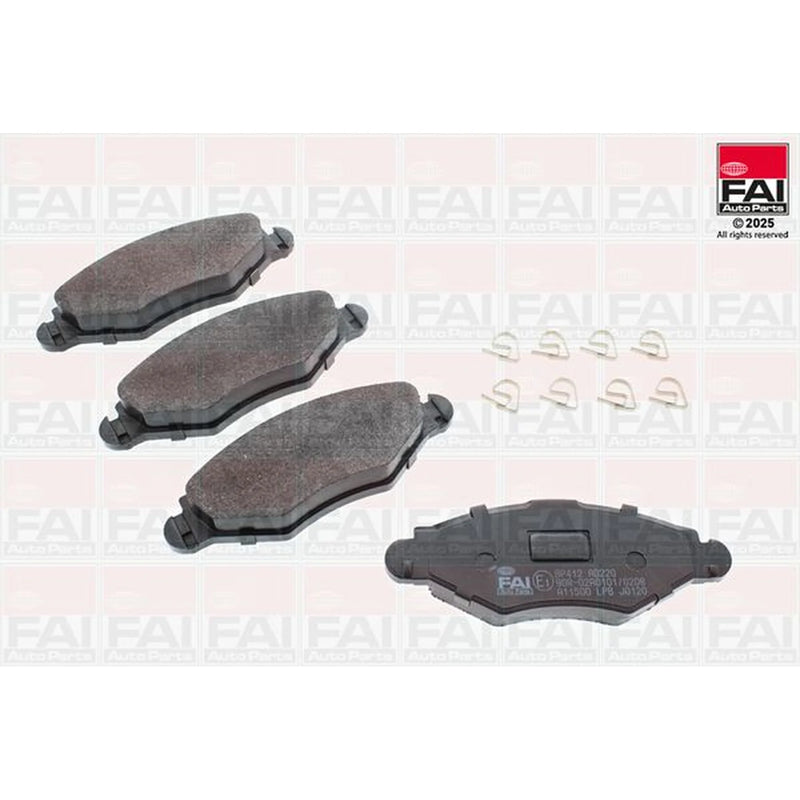 FAI Front Brake Pad Set BP412