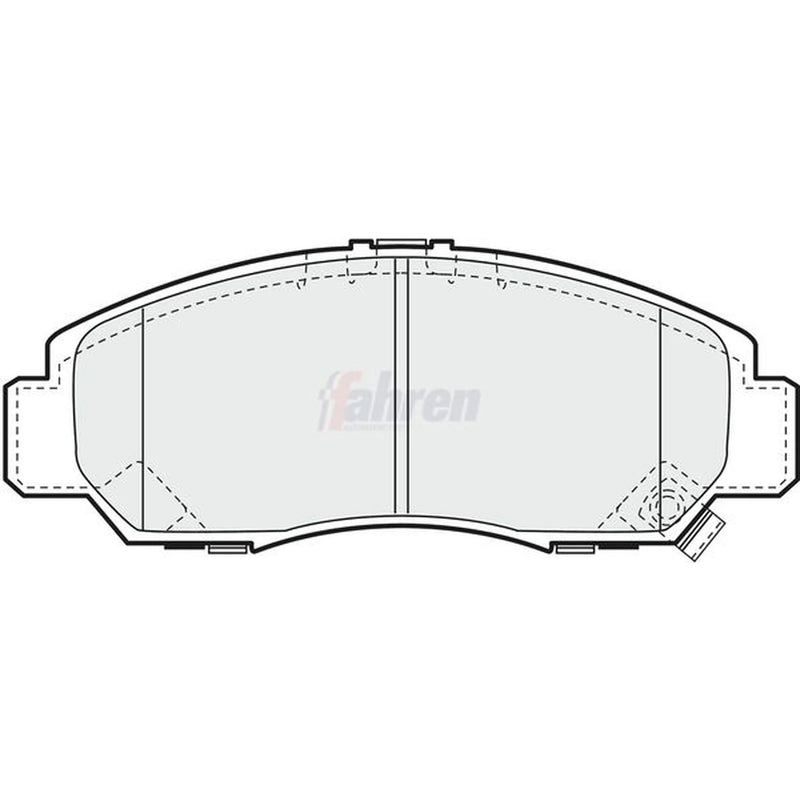 Fahren Front Brake Pad Set fits Honda Civic VII 2001-2005 1.6 2.0